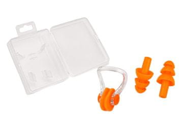 Aqua-Sport AQUA SPORT set kopča čepići + kutija narančasta AS1293