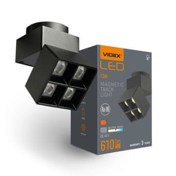 VIDEX LED rasvjeta za uski VL-TRMS-LE24B sustav rasvjete šina, crna