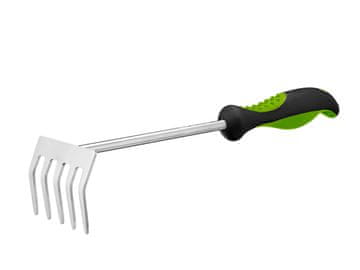 Galicja VRTNE grablje od nehrđajućeg čelika s ergonomskom drškom - 28,5 cm