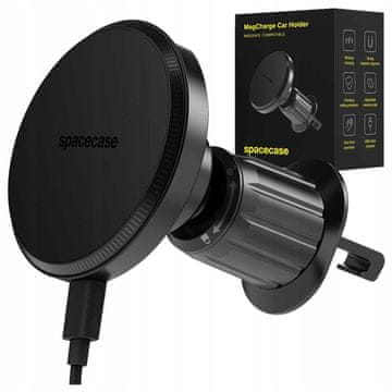 Spacecase držač za automobil za ventilacijski otvor MagCharge WM11B crni