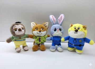 Slatke plišane maskote privjesci zootopia 16 cm - cijena za 1 komad