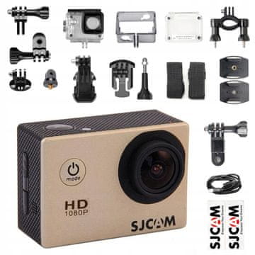 SJCAM SJ4000 1080P FULL HD SPORTSKA KAMERA VODOOTPORNA MOTO DODACI