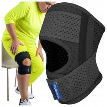 Elastična bandaža za koljeno, stabilizator koljena, lijeva, XL, FIT4MED