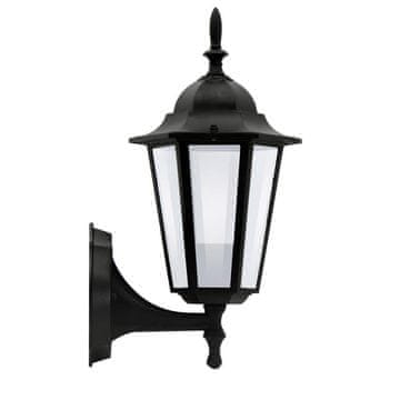 Vrtna zidna lampa retro Liguria E27 IP43 crna Goldlux 201928