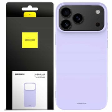 Silikonska maska Spacecase 3.0 za iPhone 17 Pro svijetlo ljubičasta