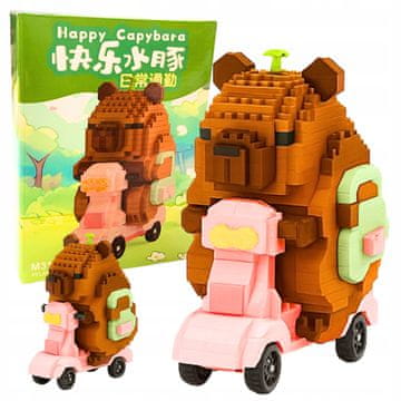 IB Capybara Construction Blocks Capybara Scooter Motor Set kocki Slika
