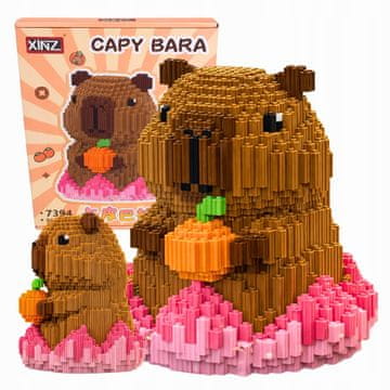 IB Kapibara Lotosov cvijet građevinski blokovi 3688el 3D velika DIY figura