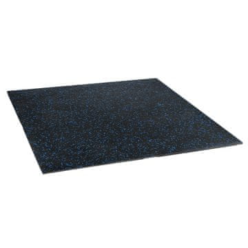 POS15 gumeni podni pod fitness oprema crno/plava II kvaliteta