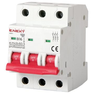 NEX p041026 Osigurač prekidača PRO 3P B 16A 6kA 230/400V AC