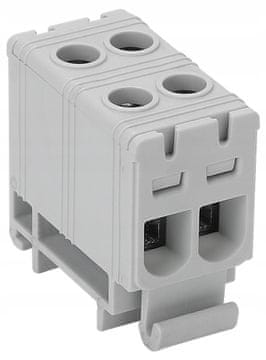 Tracon Electric SPOJNICA SABIRNICE siva 2 x 1,5 -16mm² 85A TRACON FLEAL-16/2