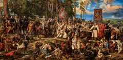 Castor Slagalica od 4000 dijelova. Kościuszko u Racławicama. Jan Matejko