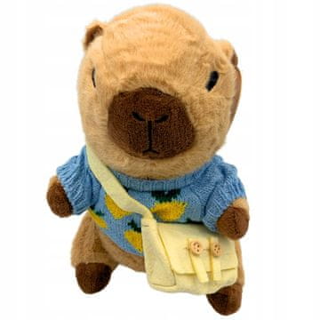 IB Plišana igračka Capybara pulover s torbom Plišana igračka 25 cm