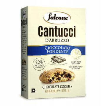 Falcone Čokoladni keksi Cantucci Cioccolato Italian 200 g