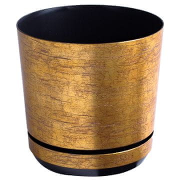 ANTIK ZLATNA POSUDA ZA CVIJEĆE PROMJERA 18 CM ANTIK ZLATNA