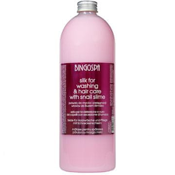 Jedvab do pranja i njege kose s puževim sluzom 1000 ml BINGOSPA