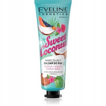 Eveline Cosmetics Eveline sweet coconut balzam za ruke kokos i papaja 50 ml