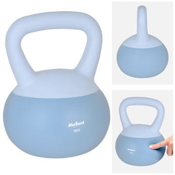 Rebel Meka girja od 5 kg rebel, meki pvc, tihi uteg za fitnes