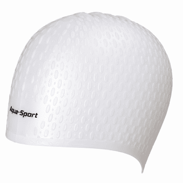 Aqua-Sport Aqua Sport silikonska kapa za kosu s kikicom white za dugu kosu AS1270