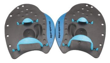 Aqua-Sport AQUA-SPORT wiosełka swim paddle pro crno-plava AS1361 veličina S