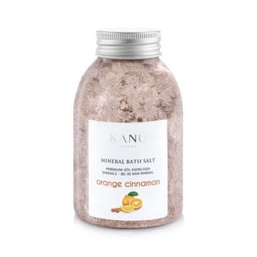 mineralna sol za kupanje s narančom i cimetom - opuštanje, čišćenje i učvršćivanje kože, kućni SPA 350 g