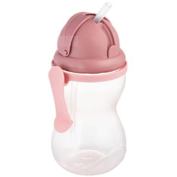 Canpol babies Boca sa silikonskom cijevi na sklapanje 370 ml ružičasta, Canpol