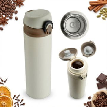Termos putna šalica od čelika 450 ml ZA kavu, čaj, vodu