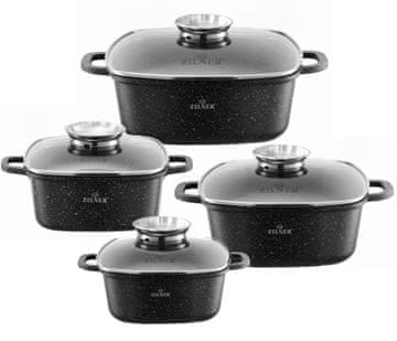 ZILNER Set od 3 lonca i tave 2,5, 3,5, 4,5, 6,5L ZL-8555