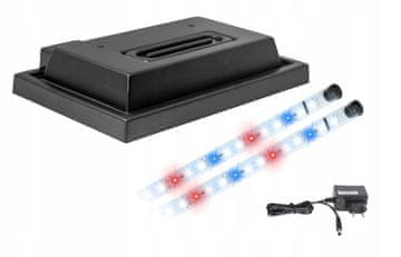 Poklopac za akvarij 40x25 crni + Spectrum LED rasvjeta BBNBBC