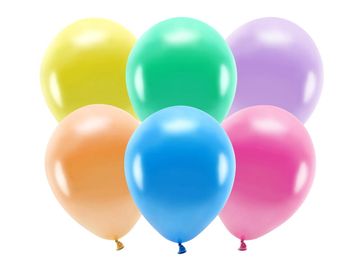 PartyDeco eko baloni 26cm metalik miks boja 100 kom