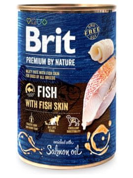 Brit Premium By Nature riba s ribljom kožom (konzerva) 400 g
