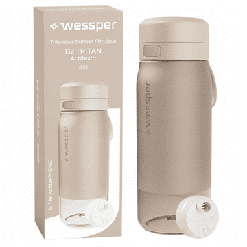 Wessper Tritan boca s filterom WES273-500-BG bež 500ml