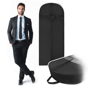 Severno Navlaka za odjeću Baggi Long 150x60x15 cm 1 kom. crna