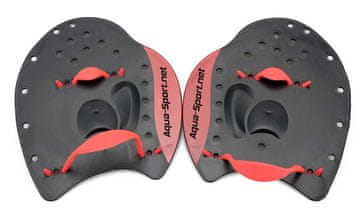 Aqua-Sport AQUA-SPORT veslica SWIM PADDLE PRO crveno-crna AS1361 veličina M