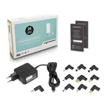 movano Univerzalni USB-C punjač 45W + 10 utikača za laptop