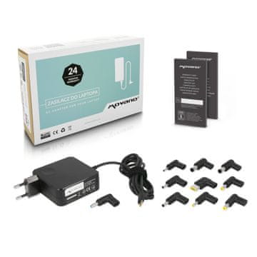 movano Univerzalni USB-C punjač 65W + 10 utikača za laptop