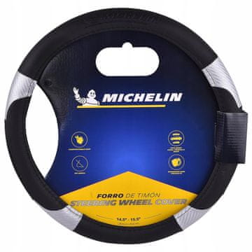 MICHELIN MICHELIN navlaka za volan, crna/siva, M 36,8-39,4 cm za automobil