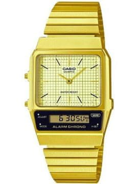 Casio UNISEX SAT Vintage Dual Time AQ-800EG-9ADF + KUTIJU