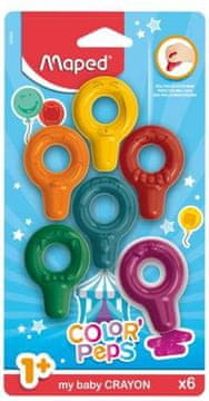 Maped Baby Colorpeps bojice za ranu dob, 6 kom