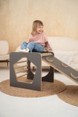 PTI Višenamjenska kocka + tobogan MALI OBLACI - siva