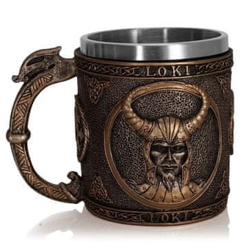 Epska Loki šalica - Bog obmane od nehrđajućeg čelika 400 ml