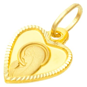 Zlatni medaljon s dijamantima i Gospom u srcu, pr.585