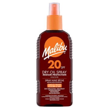 Malibu Malibu ulje za brončanje za sunčanje sa suhim sprejom SPF20 200ml
