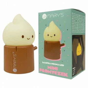 Marijina LED noćna lampa ZA dječju sobu mini plamen USB