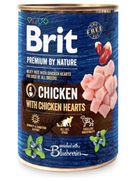 Brit Premium By Nature piletina sa srcima (konzerva) 400 g