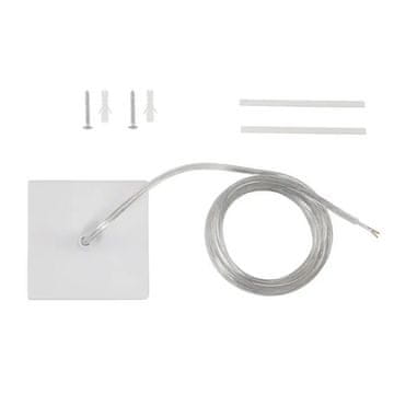 Telefunken Stropni priključak za LED panele, kabel od 2 m, bijeli metal
