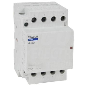 Tracon Electric Modularni instalacijski kontaktor 230V AC 4xNO 40A 3P TRACON
