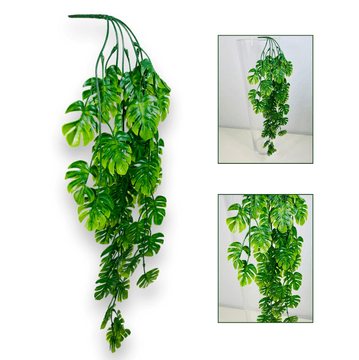 IN Girlanda s listovima monstere, privjesak monstere 73 cm, zelena