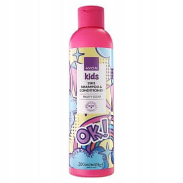 Avon Kids 2u1 šampon i regenerator - voćni Kids 200 ml