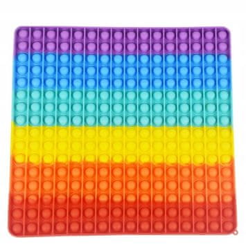 LandToys Veliki popit šareni push balon POP IT kvadratni XXL 30 x 30