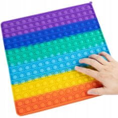 LandToys Veliki popit šareni push balon POP IT kvadratni XXL 30 x 30